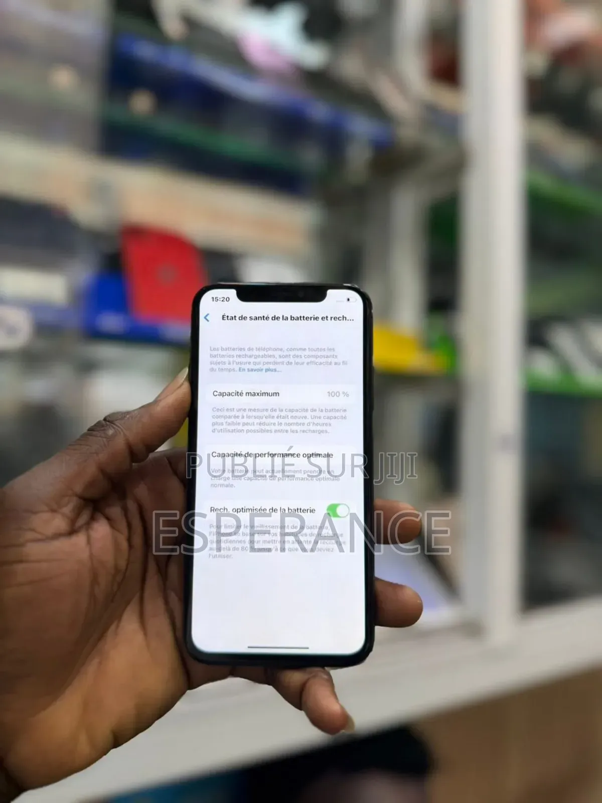 Apple iPhone X 64 GB Noir