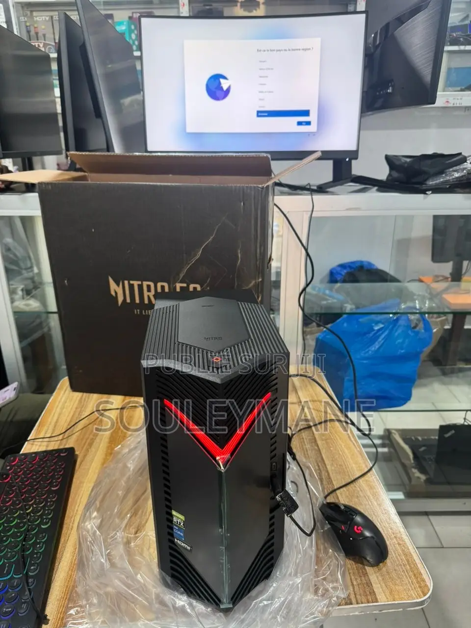 Nouveau Ordinateur de bureau Acer NITRO 50 16GB Intel Core i5 SSD 512GB