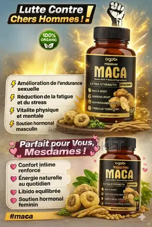 Maca Bio 1900mg 100% Naturel