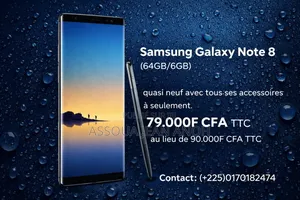 Samsung Galaxy Note 8 64 GB Bleu
