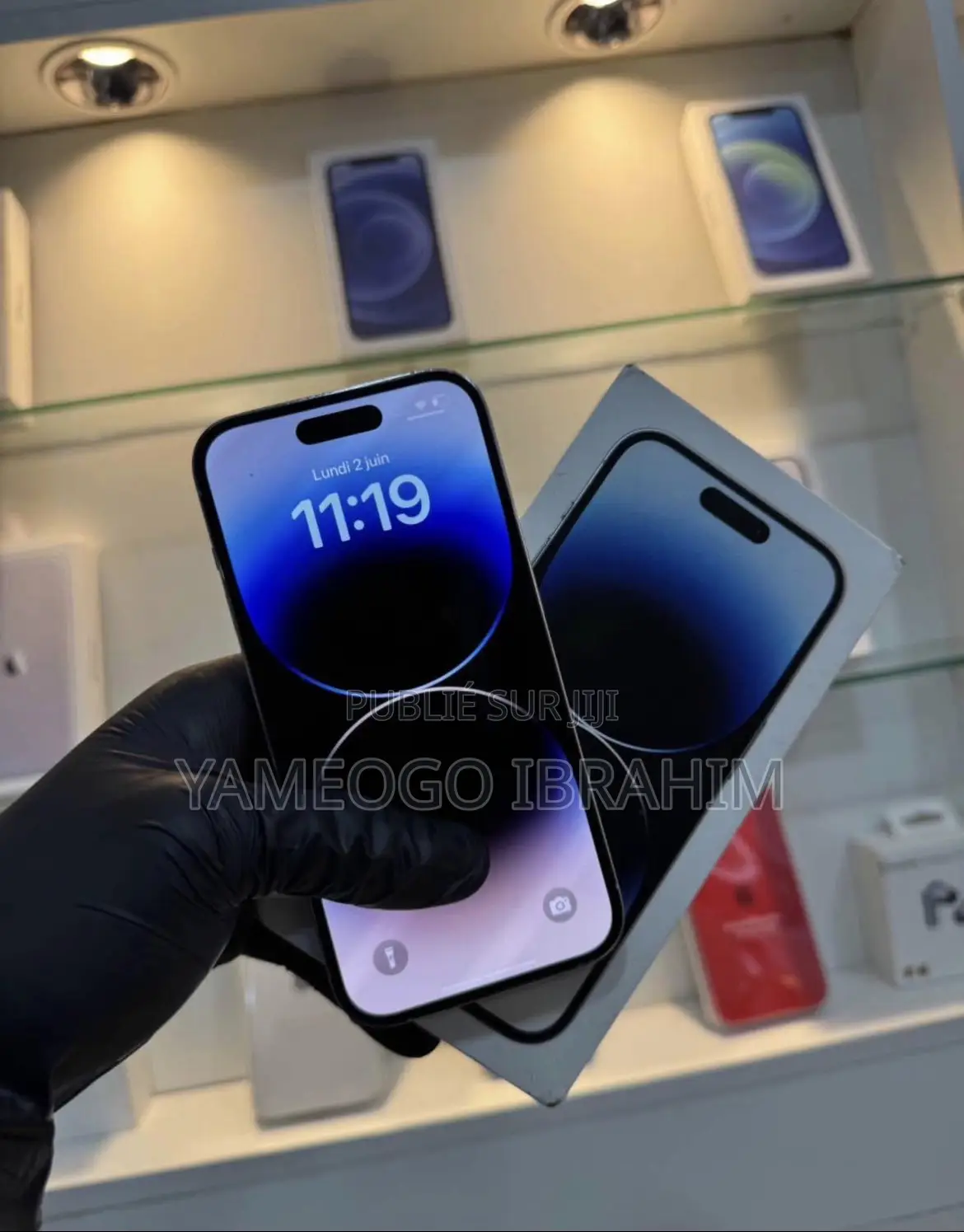 Nouveau Apple iPhone 14 Pro Max 128 GB Argenté