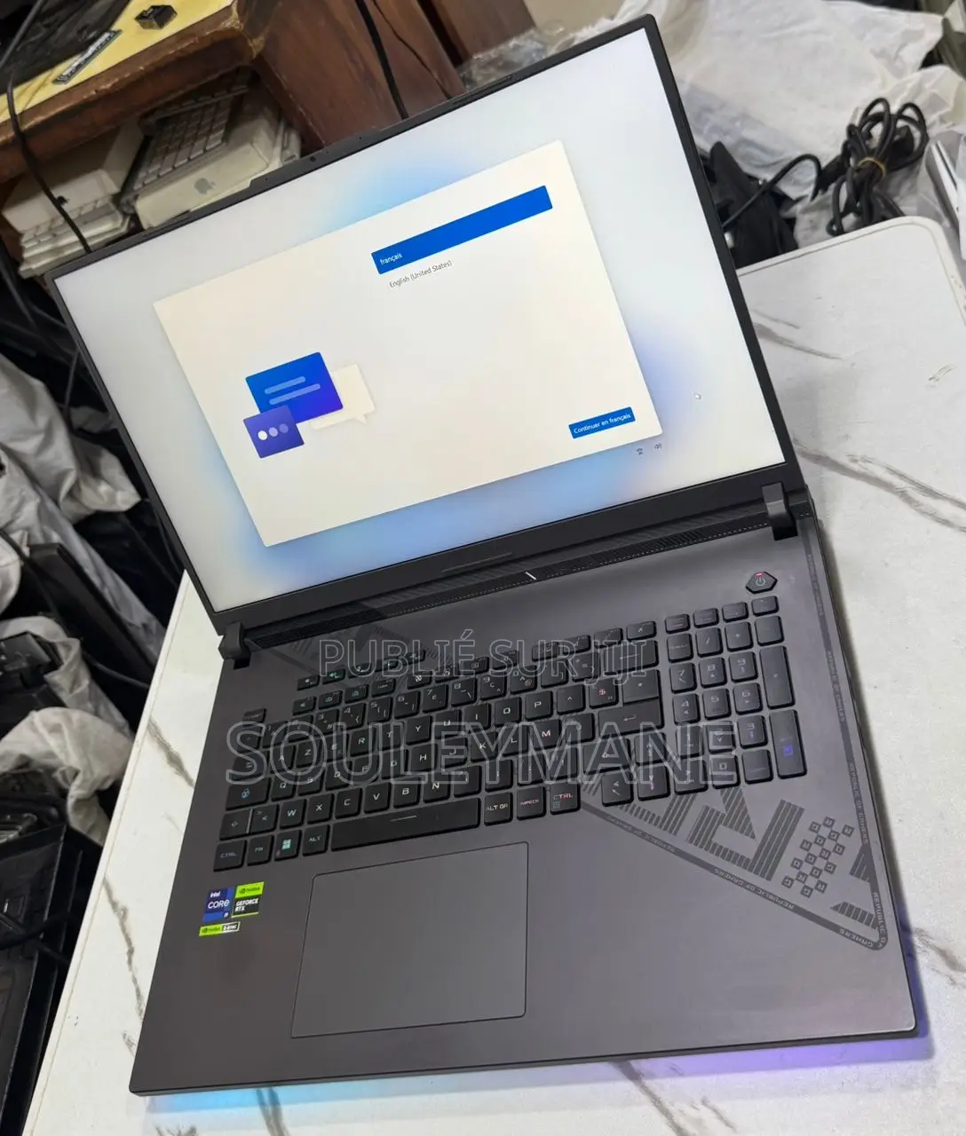 Ordinateur portable Asus ROG Strix G731G 32GB Intel Core i9 SSD 1T