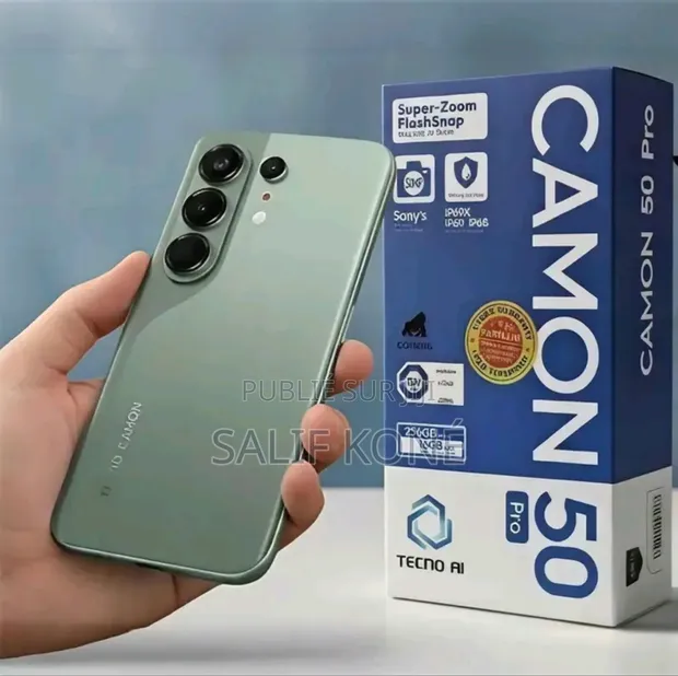 Nouveau Tecno Camon 50 256 GB Vert