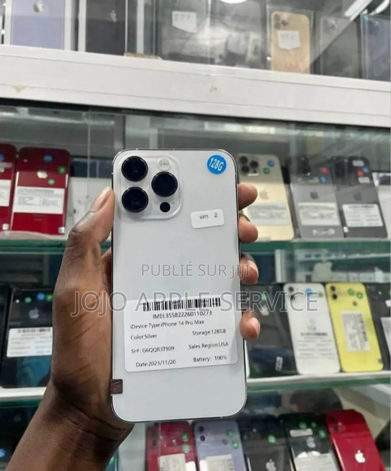 Nouveau Apple iPhone 14 Pro Max 256 GB Gris