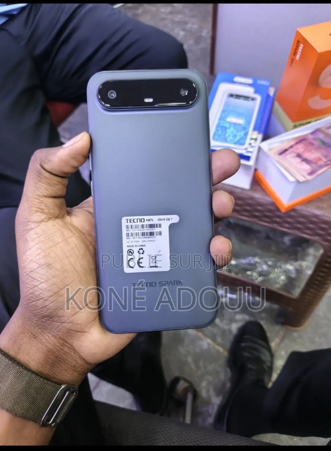 Nouveau Tecno Spark Slim 256 GB Noir