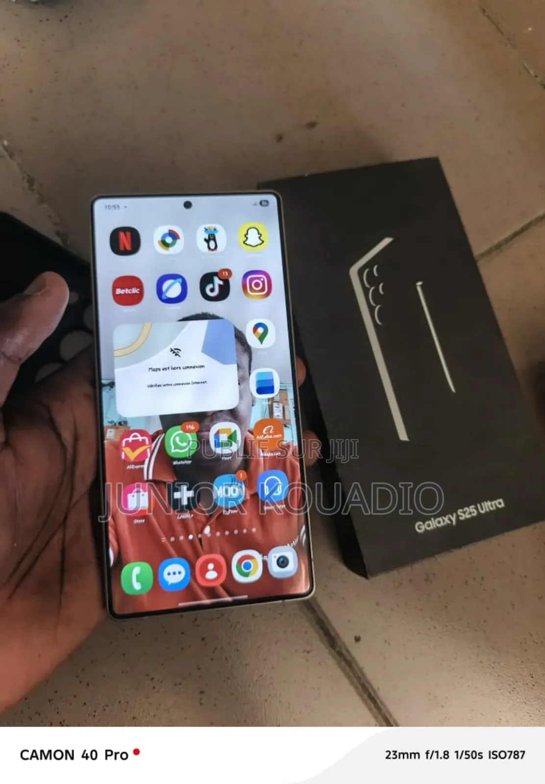 Nouveau Samsung Galaxy S25 Ultra 256 GB Noir