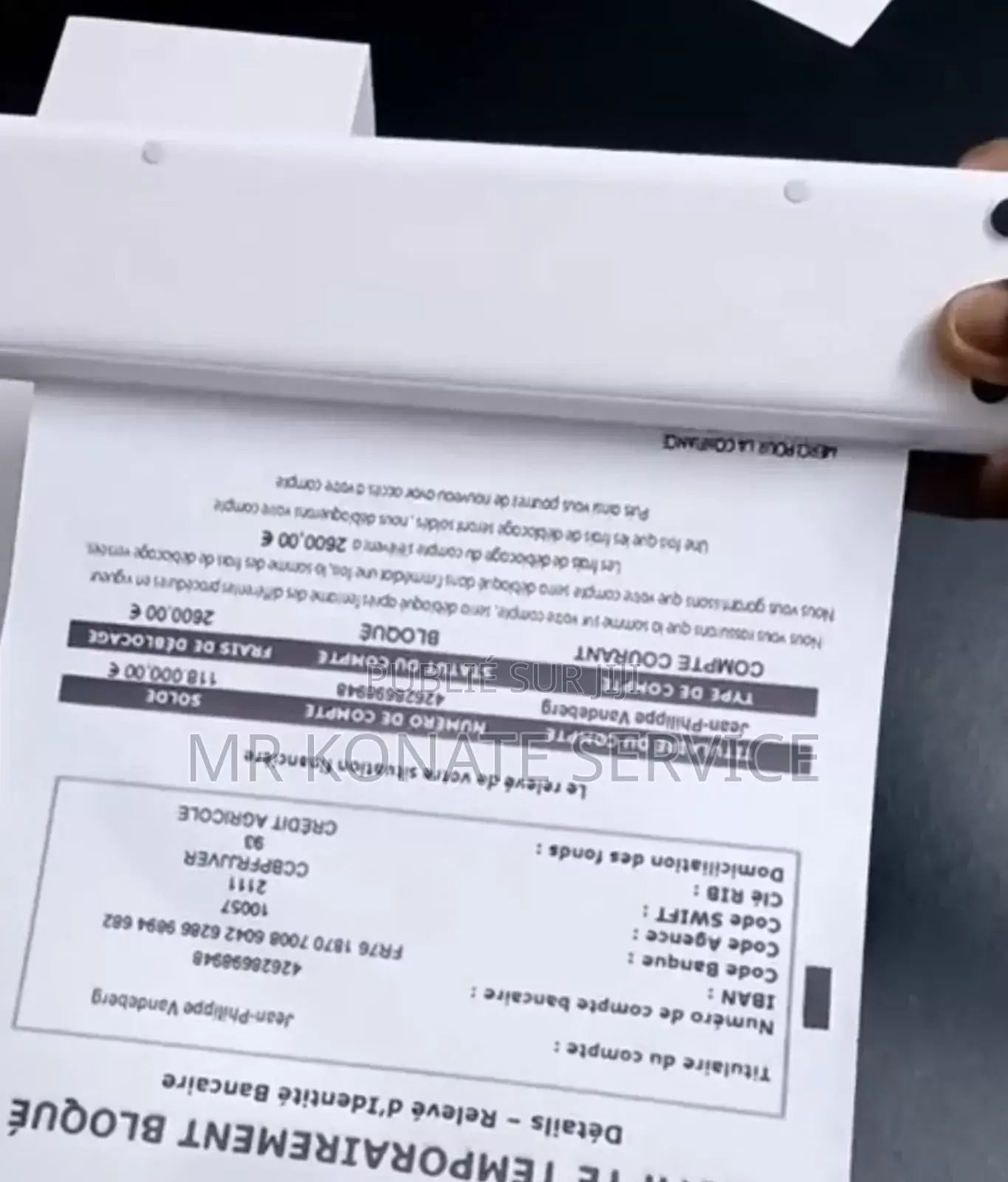 Imprimante Portable Bleutooth