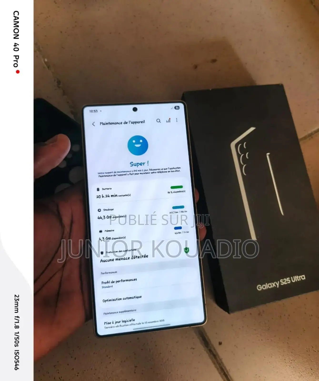 Nouveau Samsung Galaxy S25 Ultra 256 GB Noir