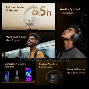 Oraimo Boompop Lite Écouteurs Supra-Auriculaires Sans Fil Enc