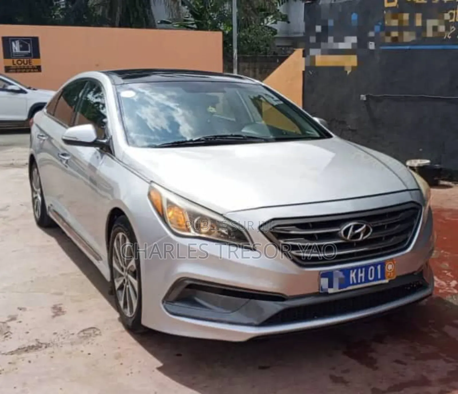 Hyundai Sonata Limited 2.0T Seban (2.0L 4cyl 6A) 2017 Gris