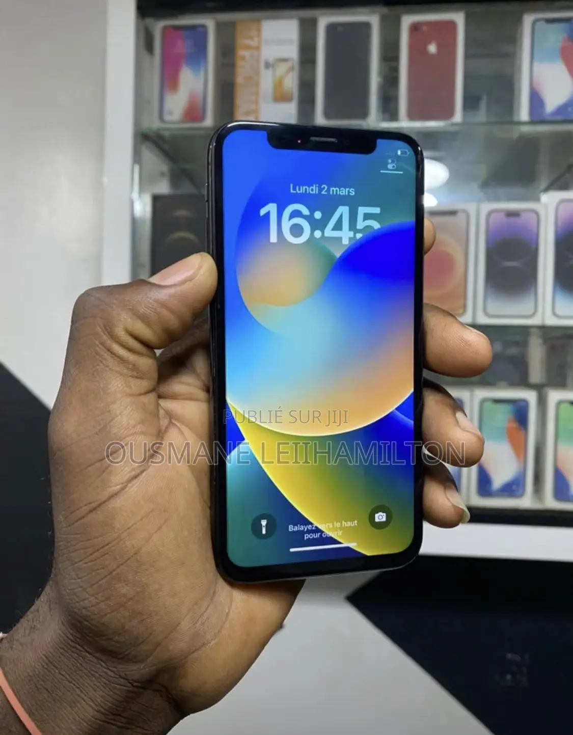 Apple iPhone X 64 GB Noir