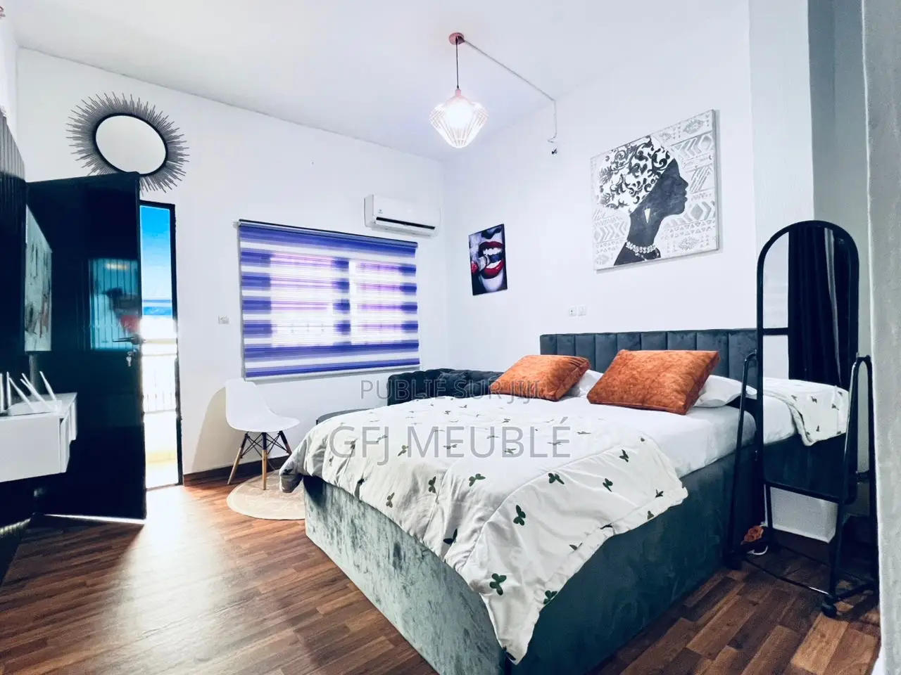 Furnished 1chbre Appartement dans Gfj Meublé, Cocody à Louer