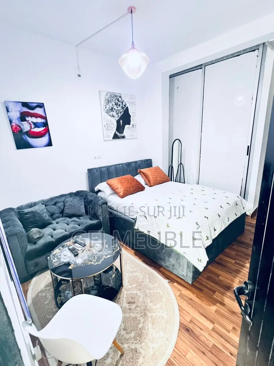 Furnished 1chbre Appartement dans Gfj Meublé, Cocody à Louer