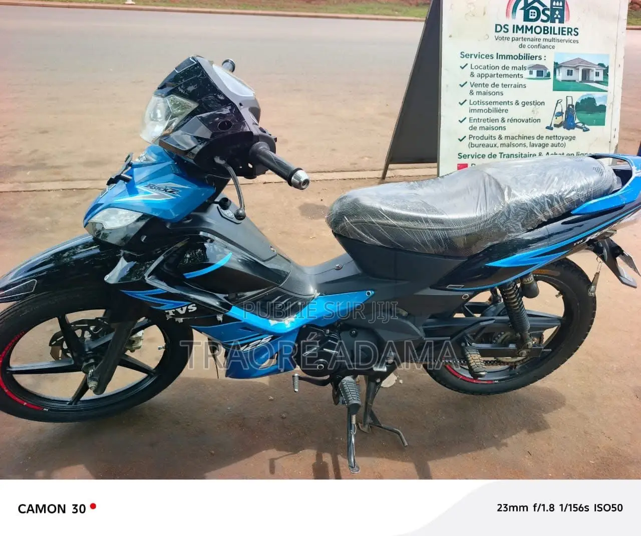 Nouveau TVS Rockz 125 2020 Bleu