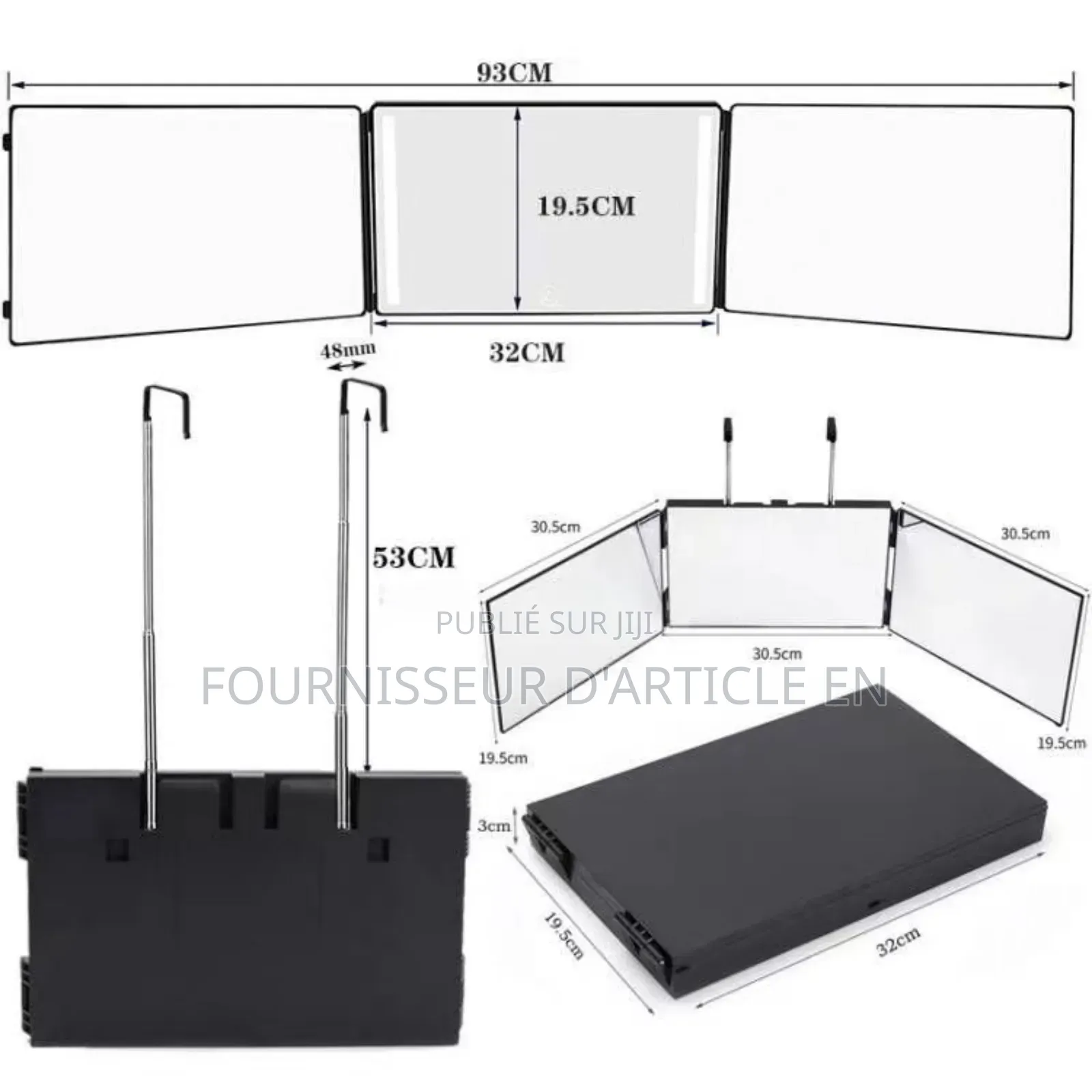 Miroir À Trois Volets.