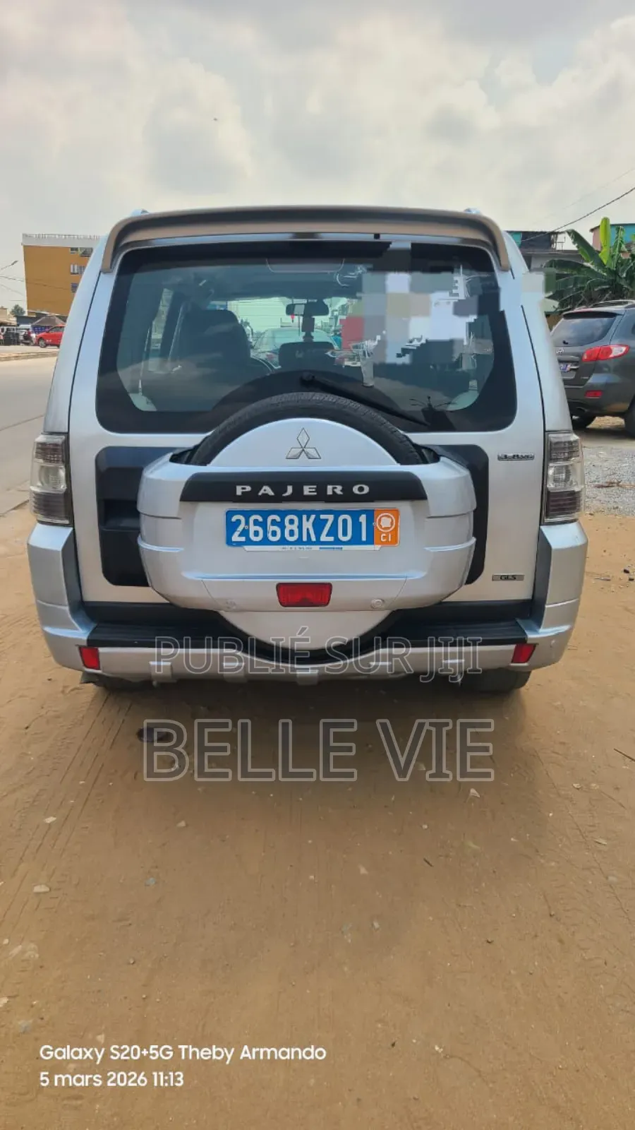 Mitsubishi Pajero 2012 Argenté