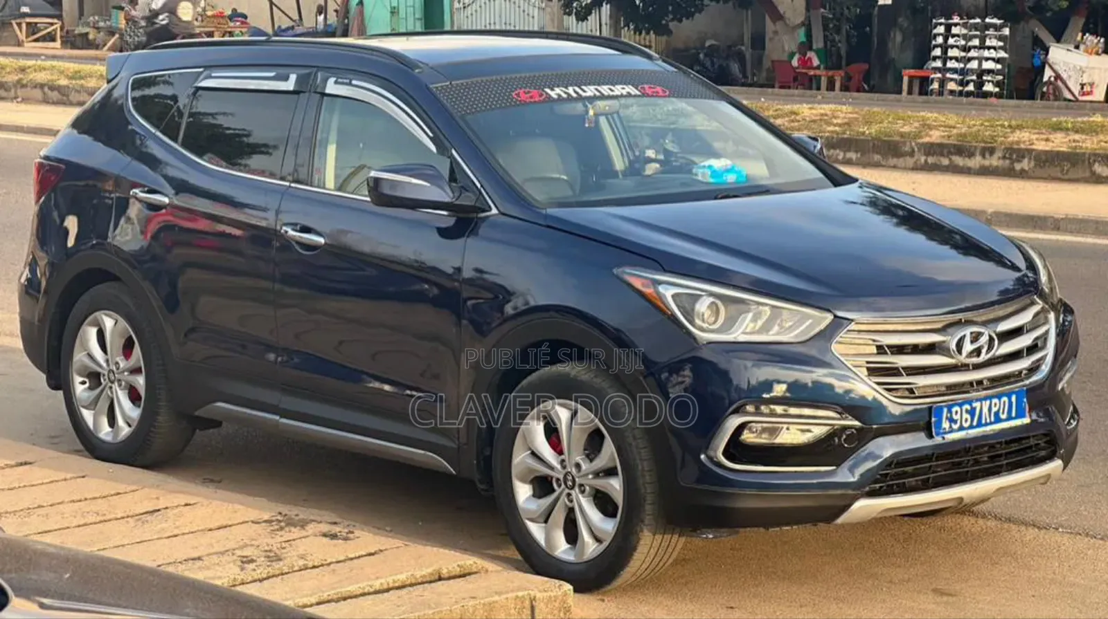 Hyundai Santa Fe 2017 Bleu