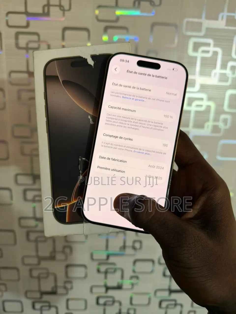 Nouveau Apple iPhone 16 Pro 128 GB Doré