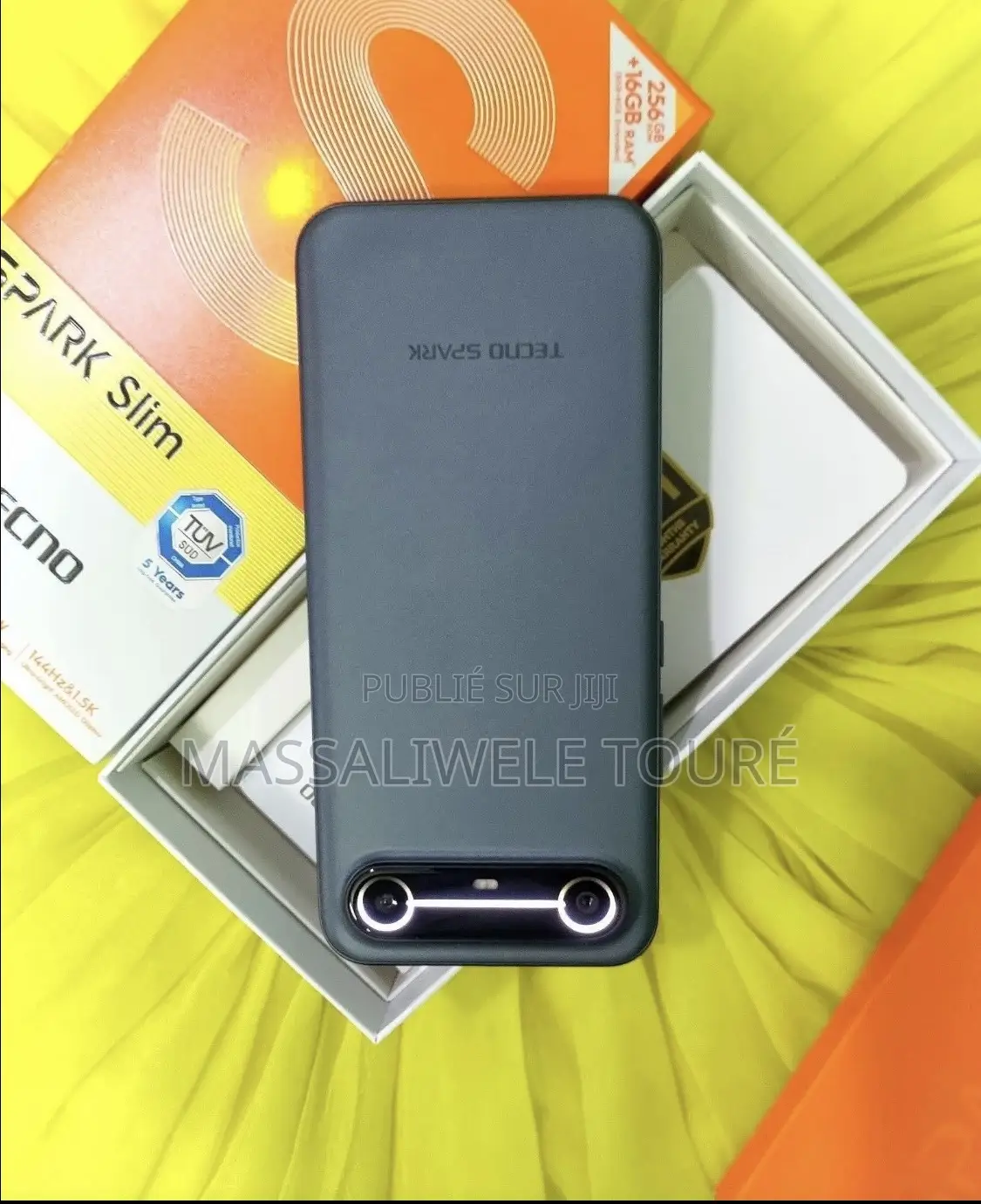 Nouveau Tecno Spark Slim 256 GB Blanc