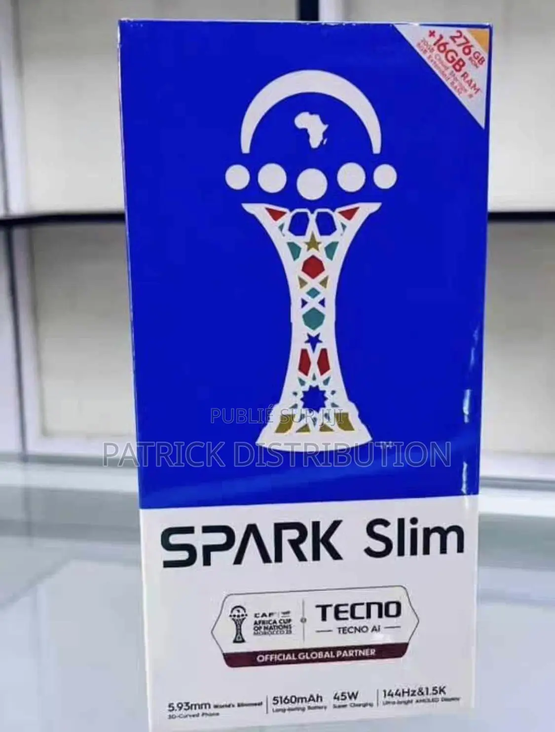 Nouveau Tecno Spark Slim 256 GB Gris