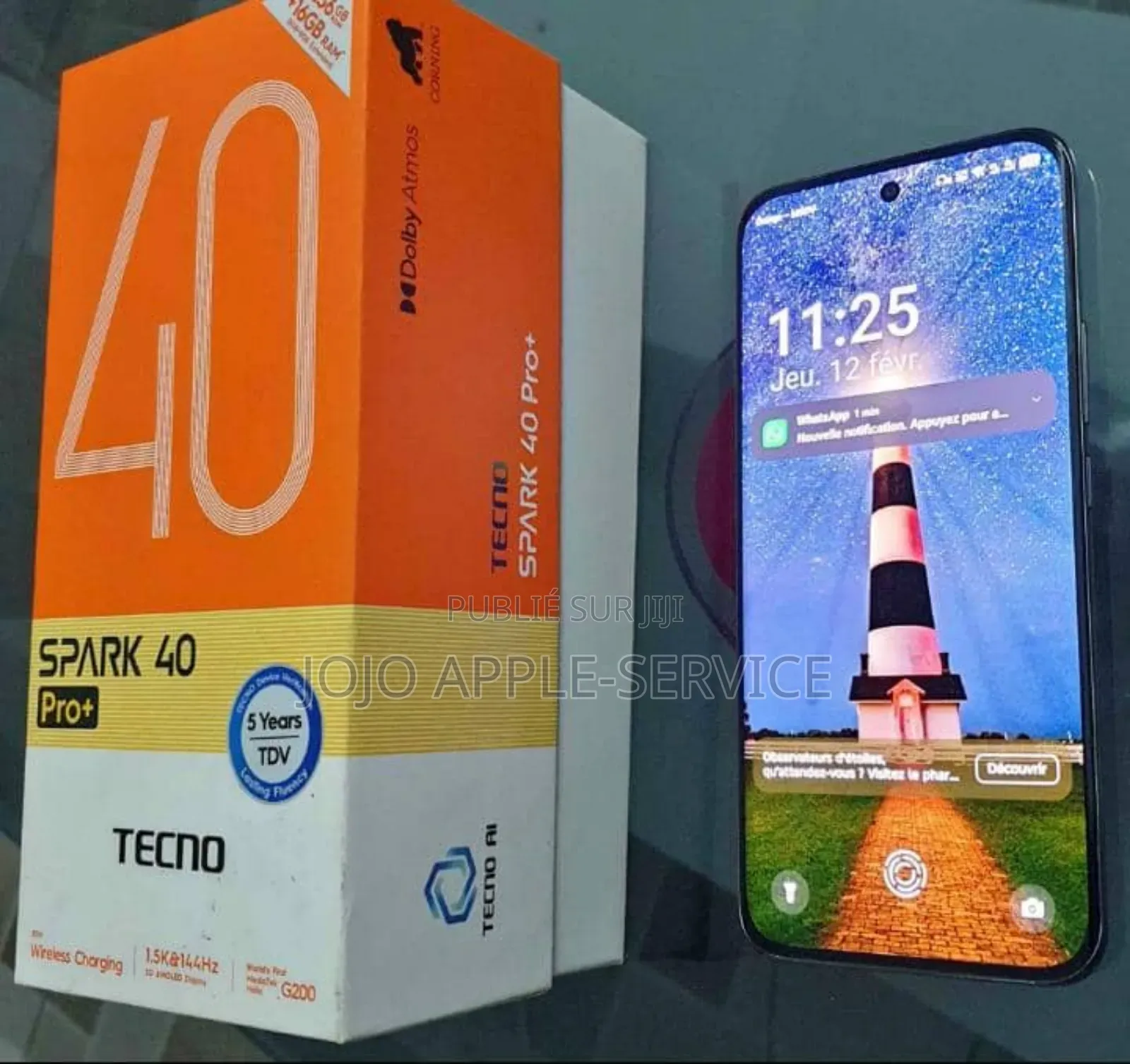 Nouveau Tecno Spark 40 256 GB Blanc