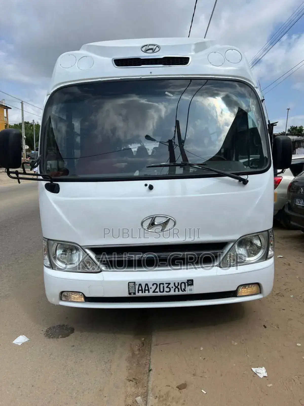 Hyundai County 2018 Blanc