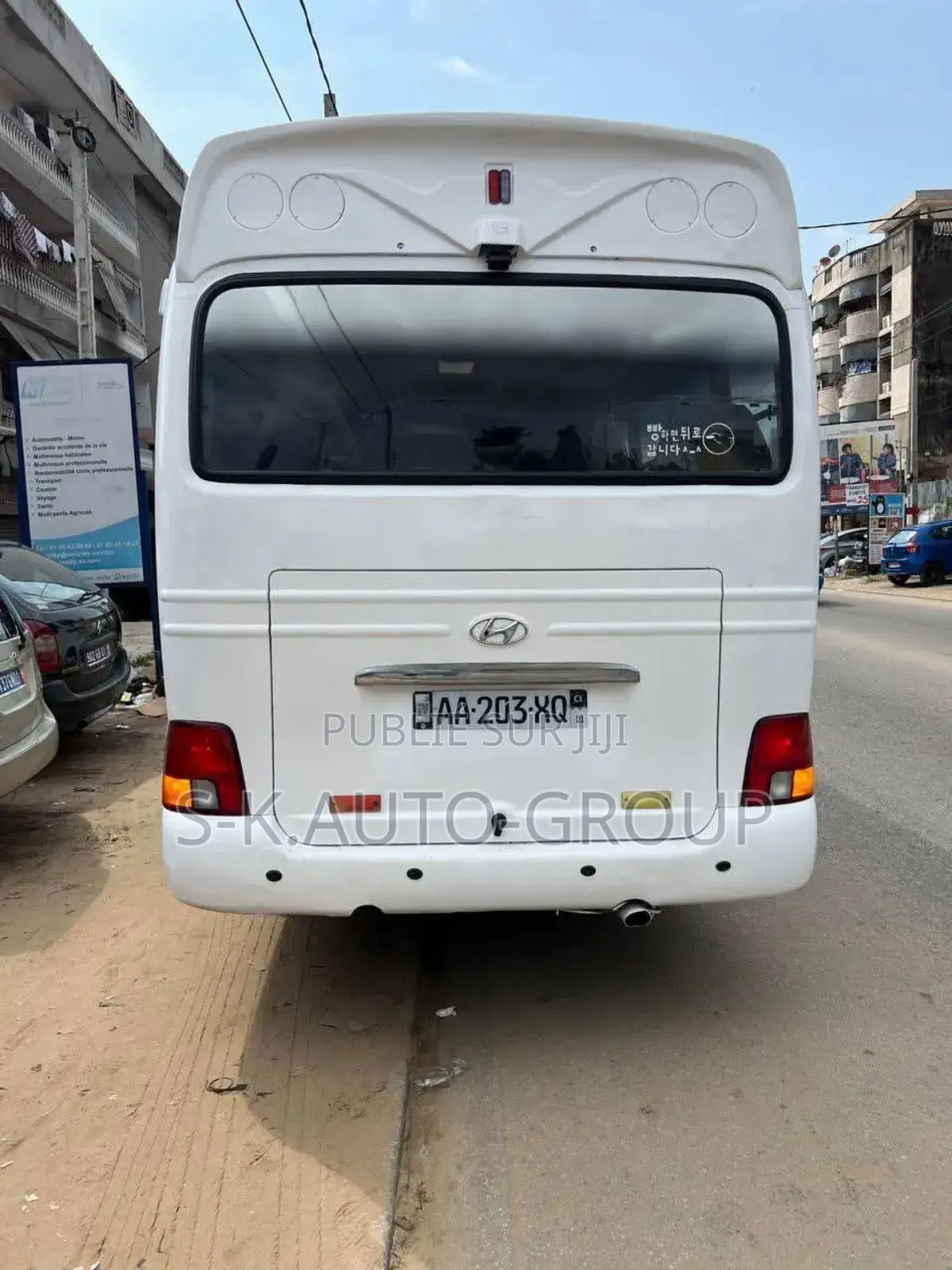 Hyundai County 2018 Blanc