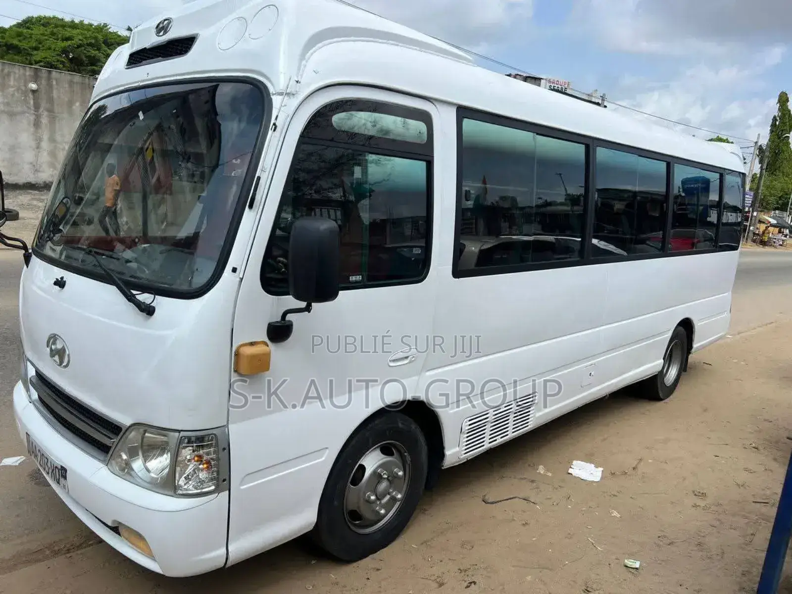 Hyundai County 2018 Blanc