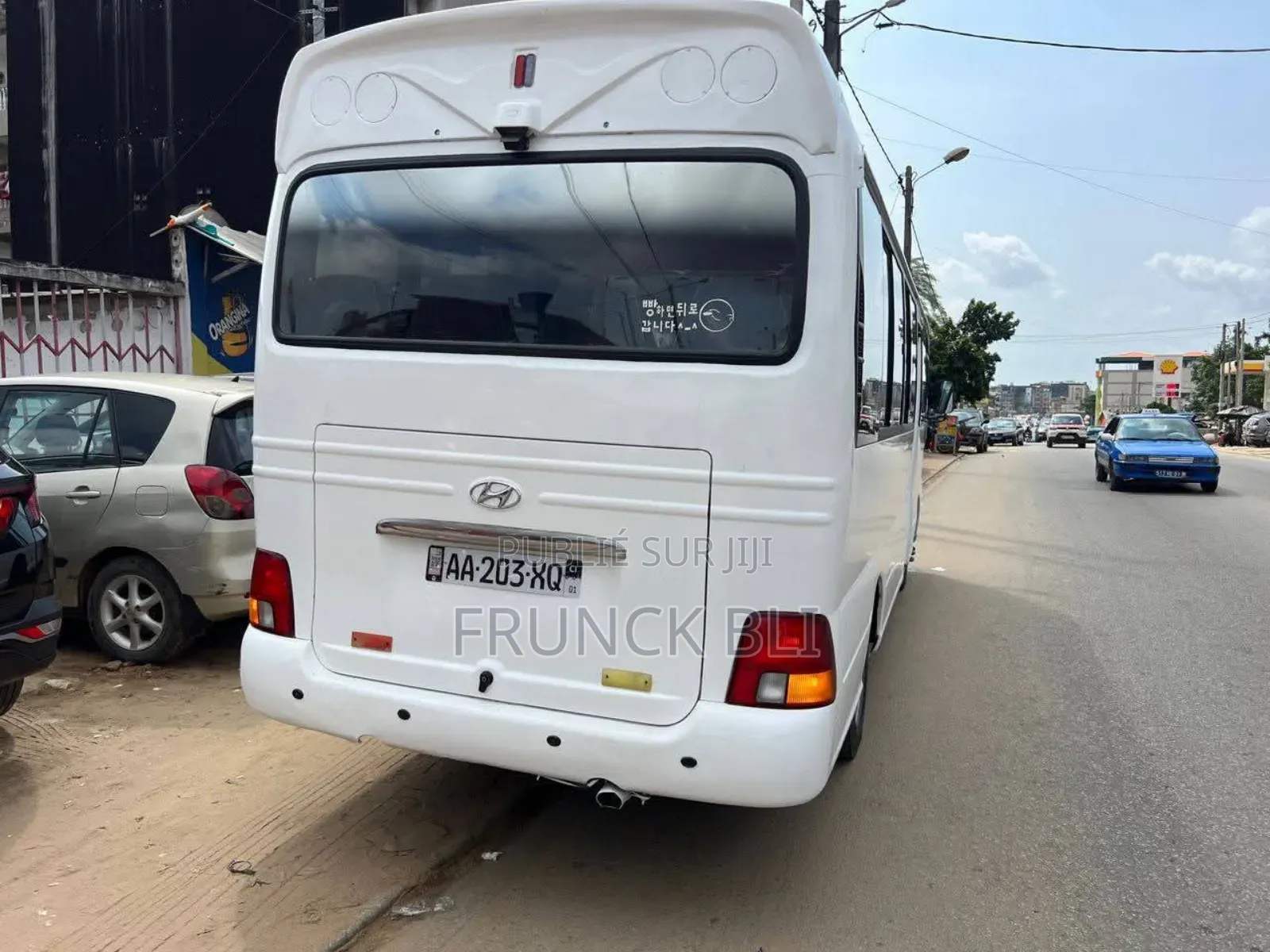 Hyundai County 2018 Blanc