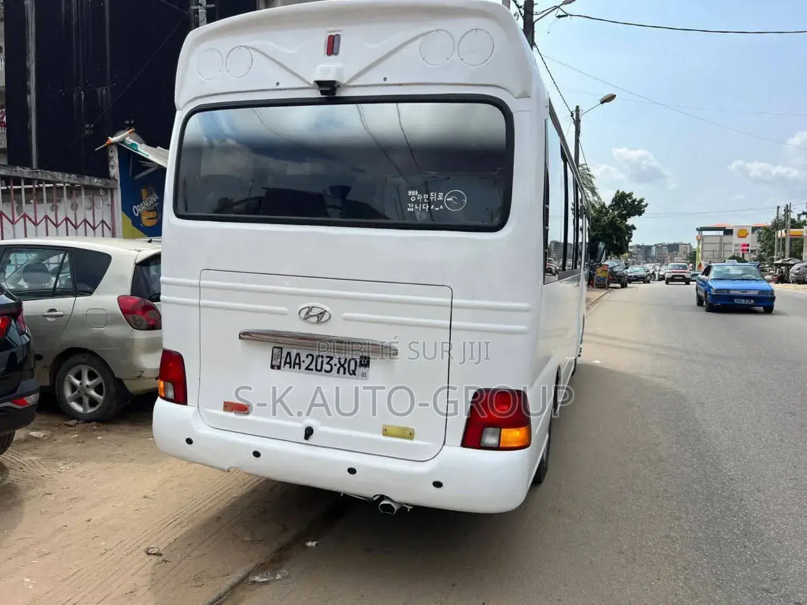 Hyundai County 2018 Blanc