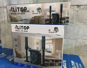 Alitop Home Cinéma - Baffe - Chaîne Hi-Fi - Bluetooth - Fm Radio - Usb