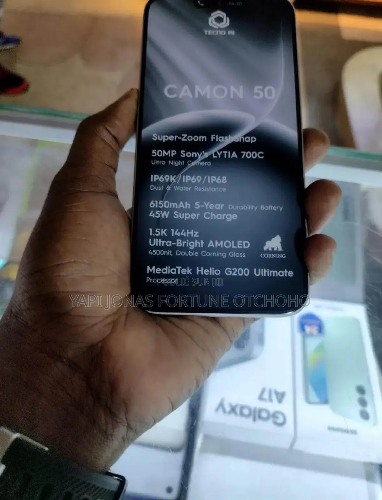 Nouveau Tecno Camon 50 Pro 256 GB Orange