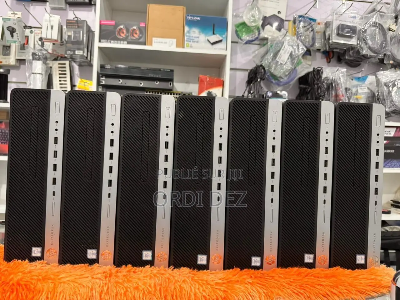 Ordinateur de bureau HP EliteDesk 800 G4 16GB Intel Core i7 HDD 500GB