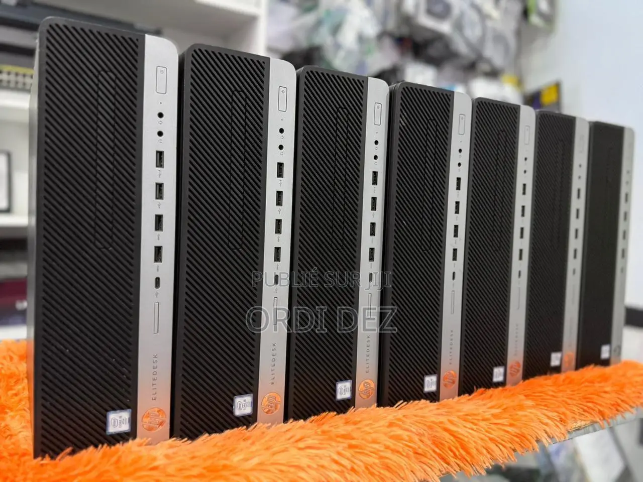 Ordinateur de bureau HP EliteDesk 800 G4 16GB Intel Core i7 HDD 500GB