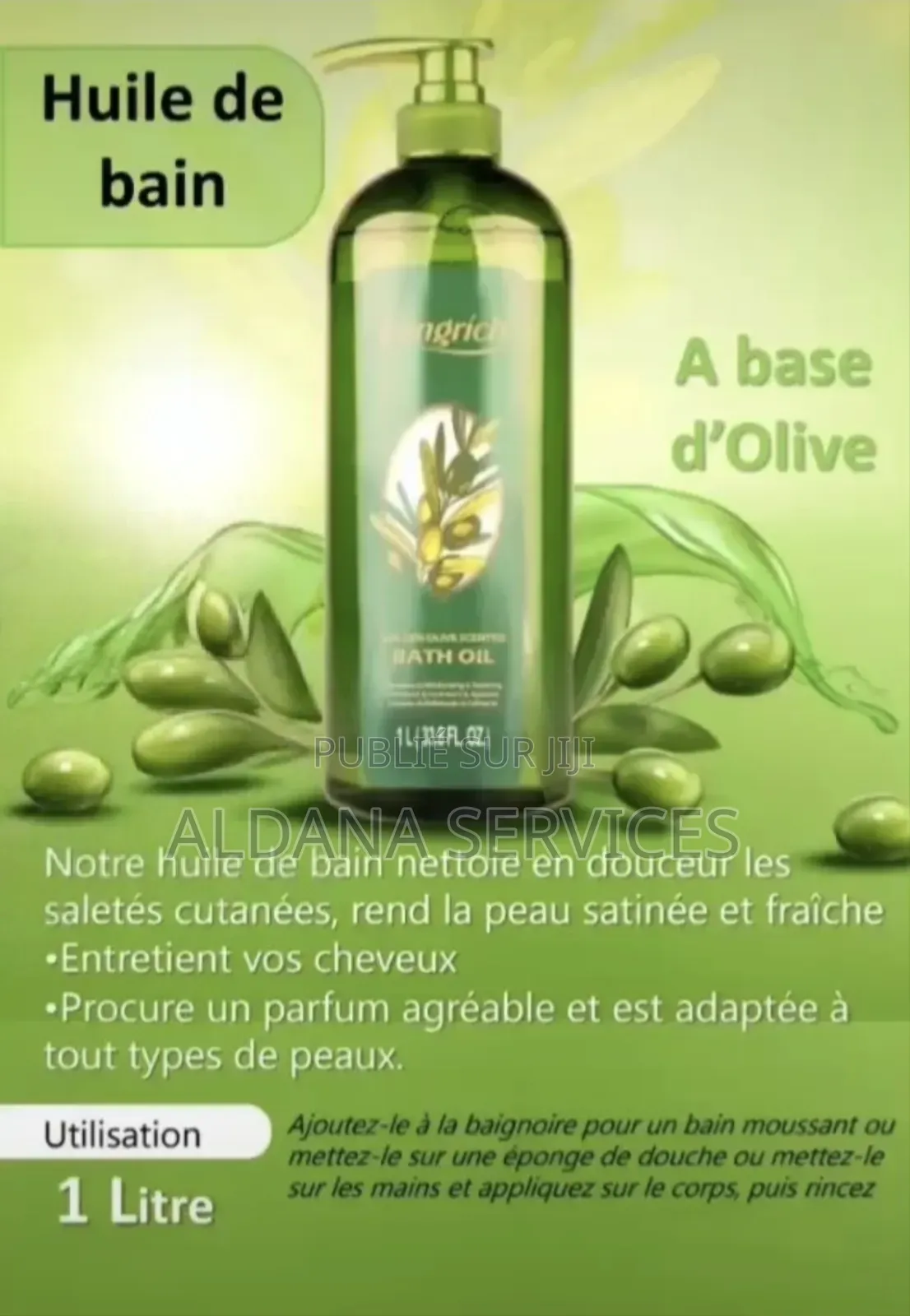 Gel Douche Au Baie d'Huile d'Olive