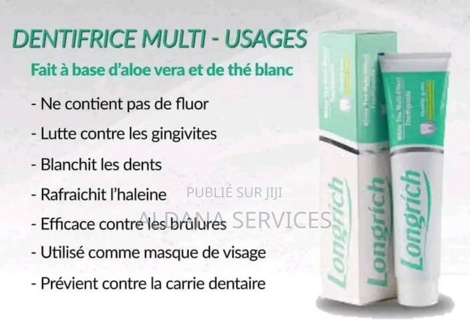 Patte Dentifrice