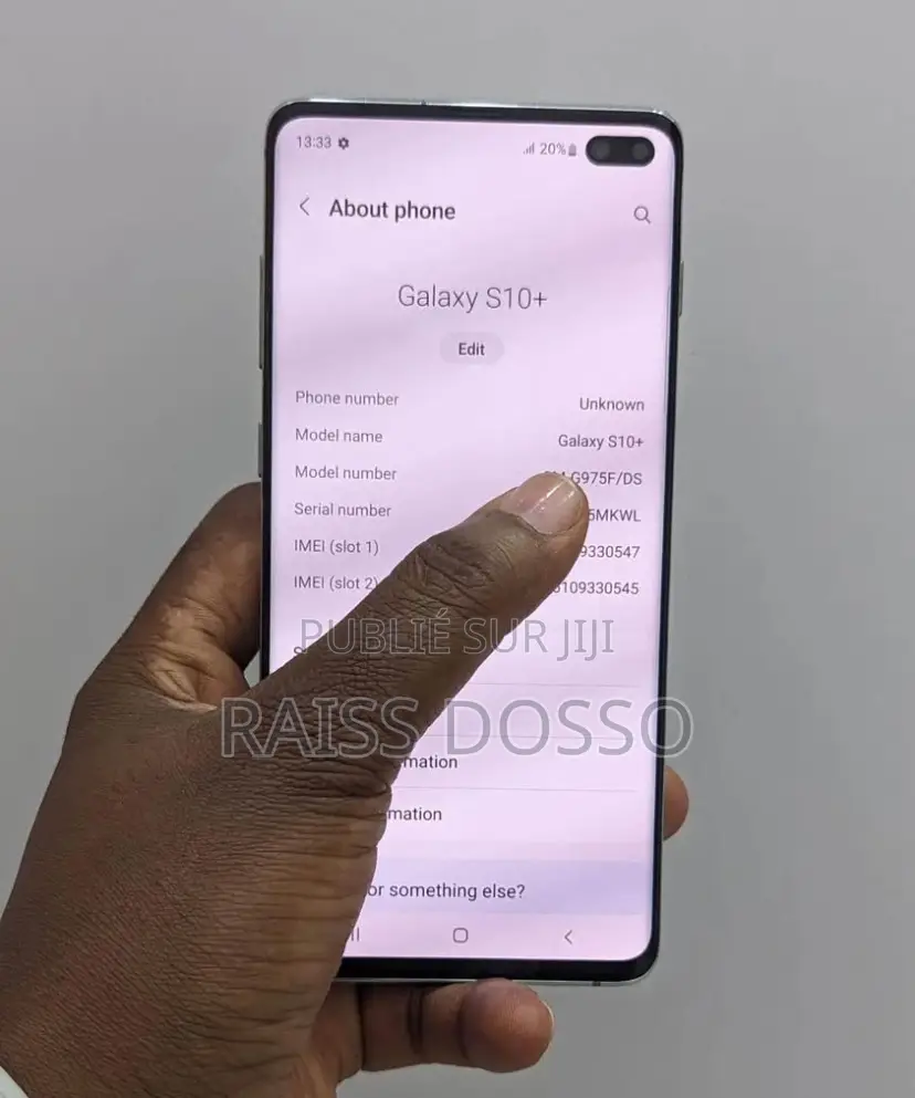 Nouveau Samsung Galaxy S10 512 GB Bleu