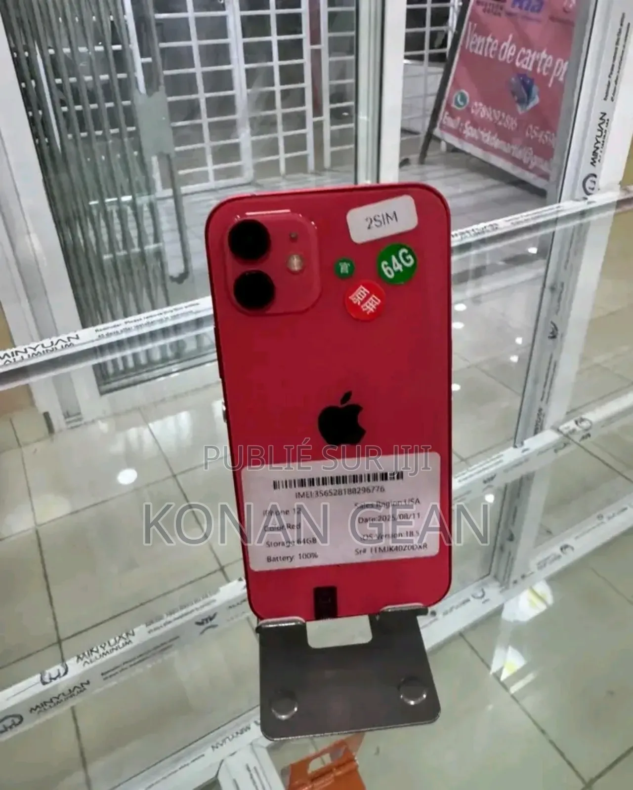 Nouveau Apple iPhone 11 128 GB Rouge
