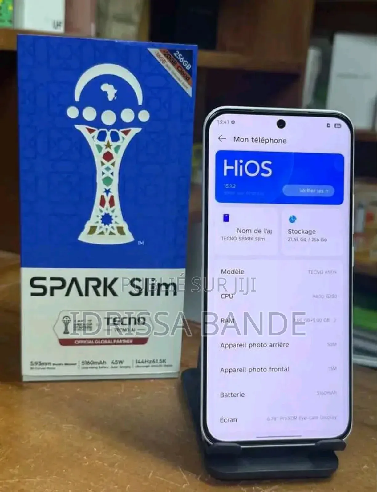 Nouveau Tecno Spark Slim 256 GB Blanc