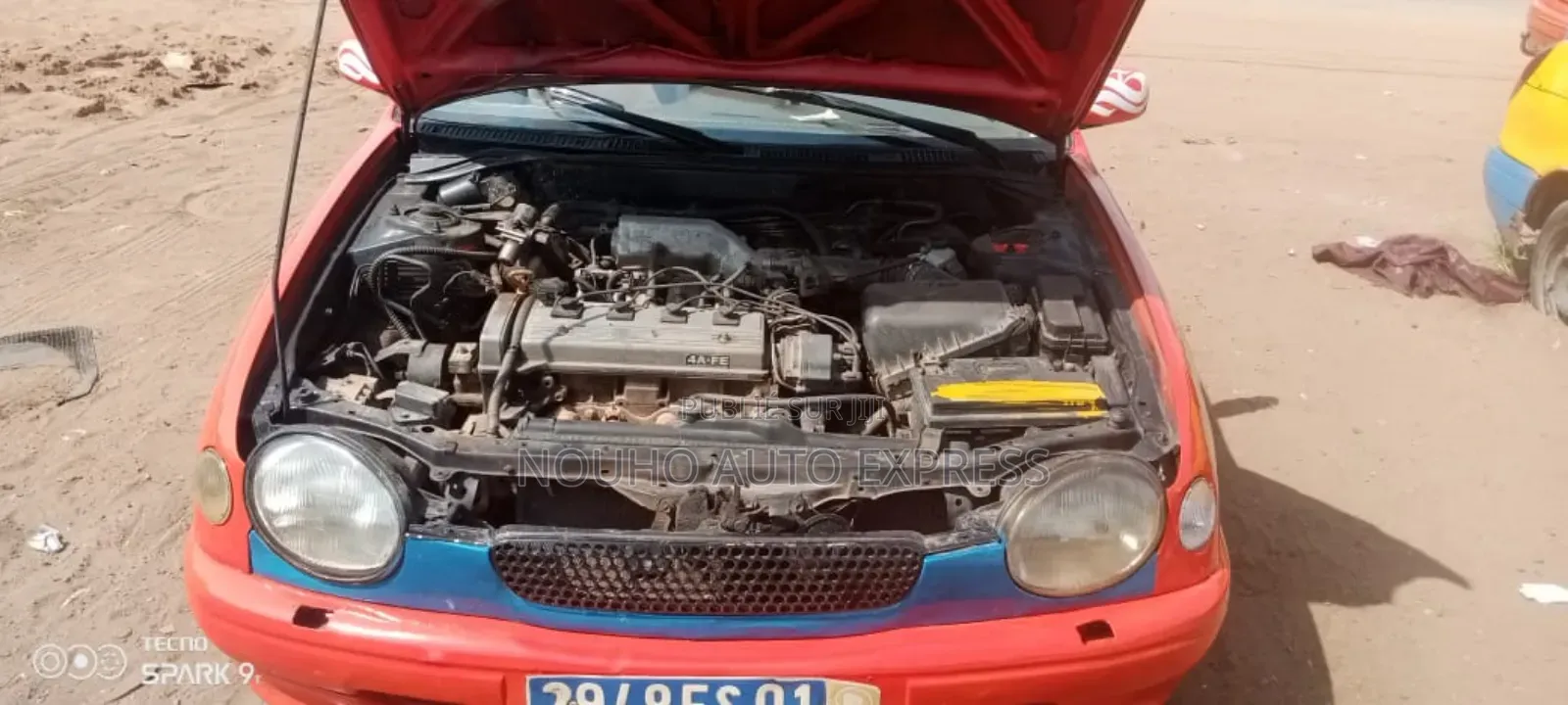 Toyota Corolla 2002 Orange