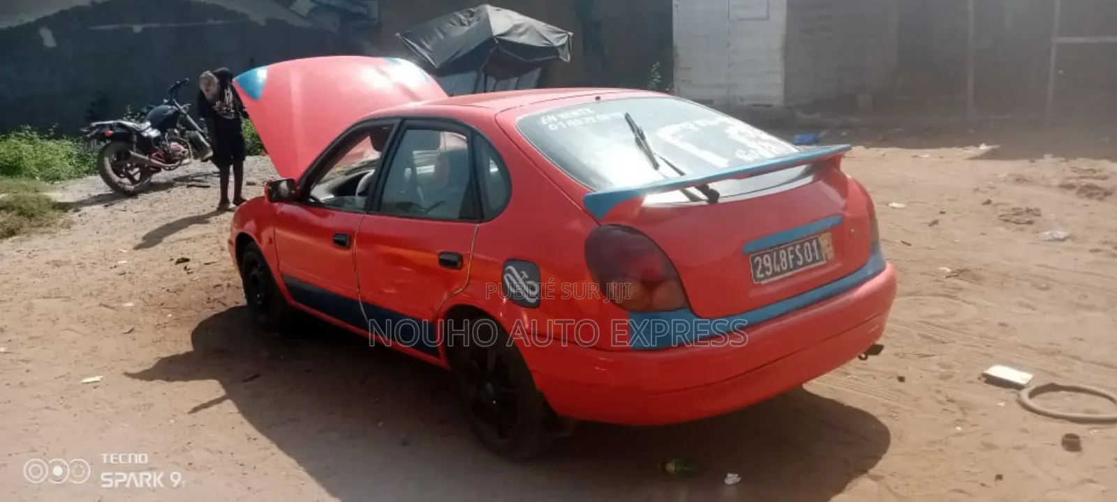 Toyota Corolla 2002 Orange