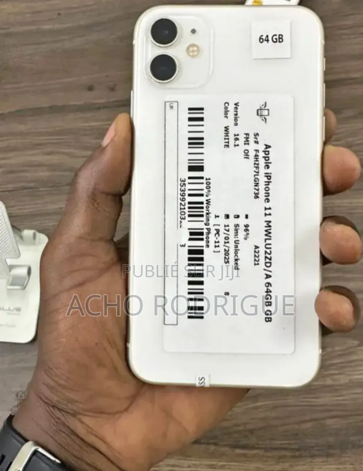Nouveau Apple iPhone XR 128 GB Blanc