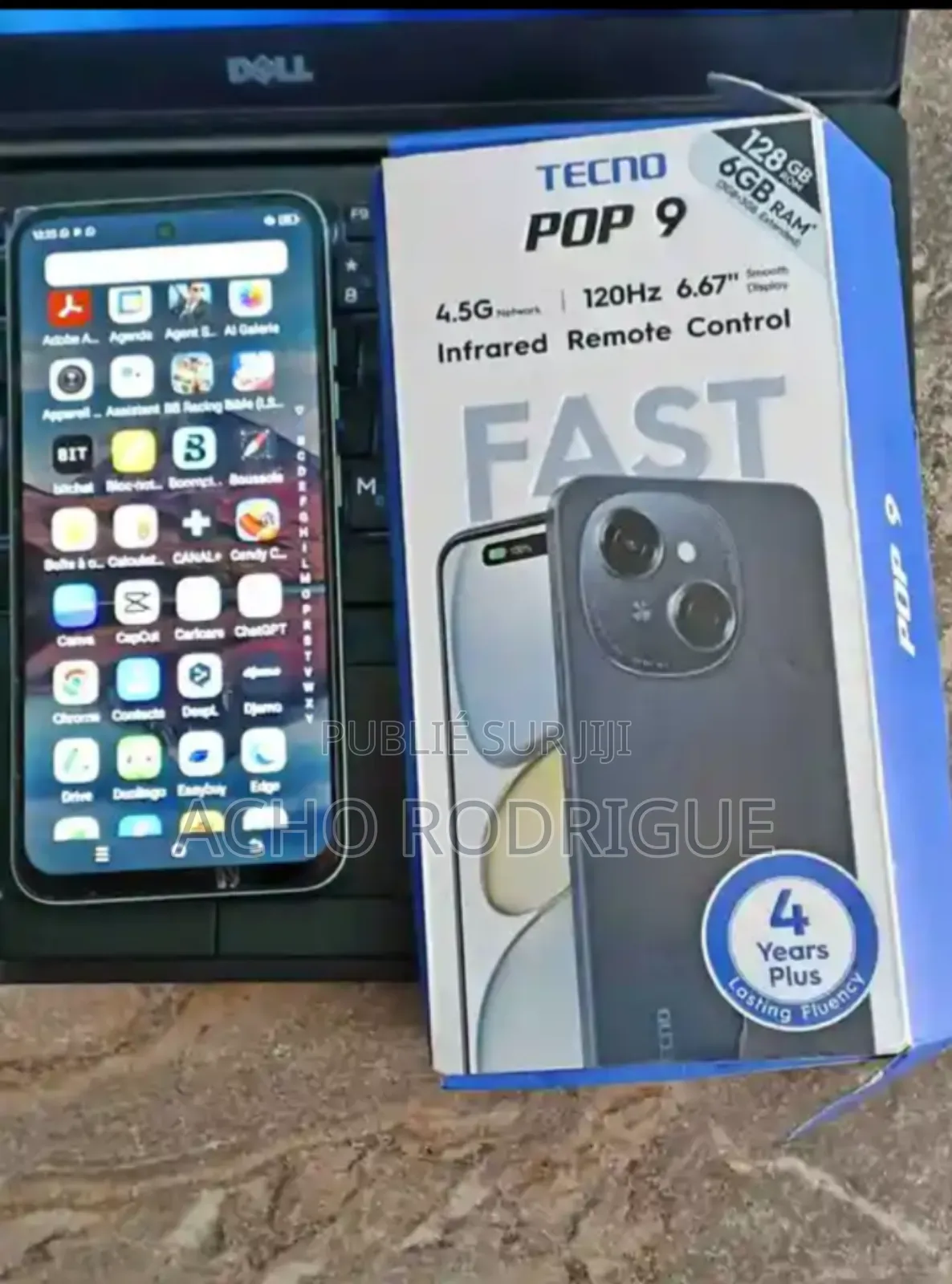 Nouveau Tecno Pop 9 128 GB Gris