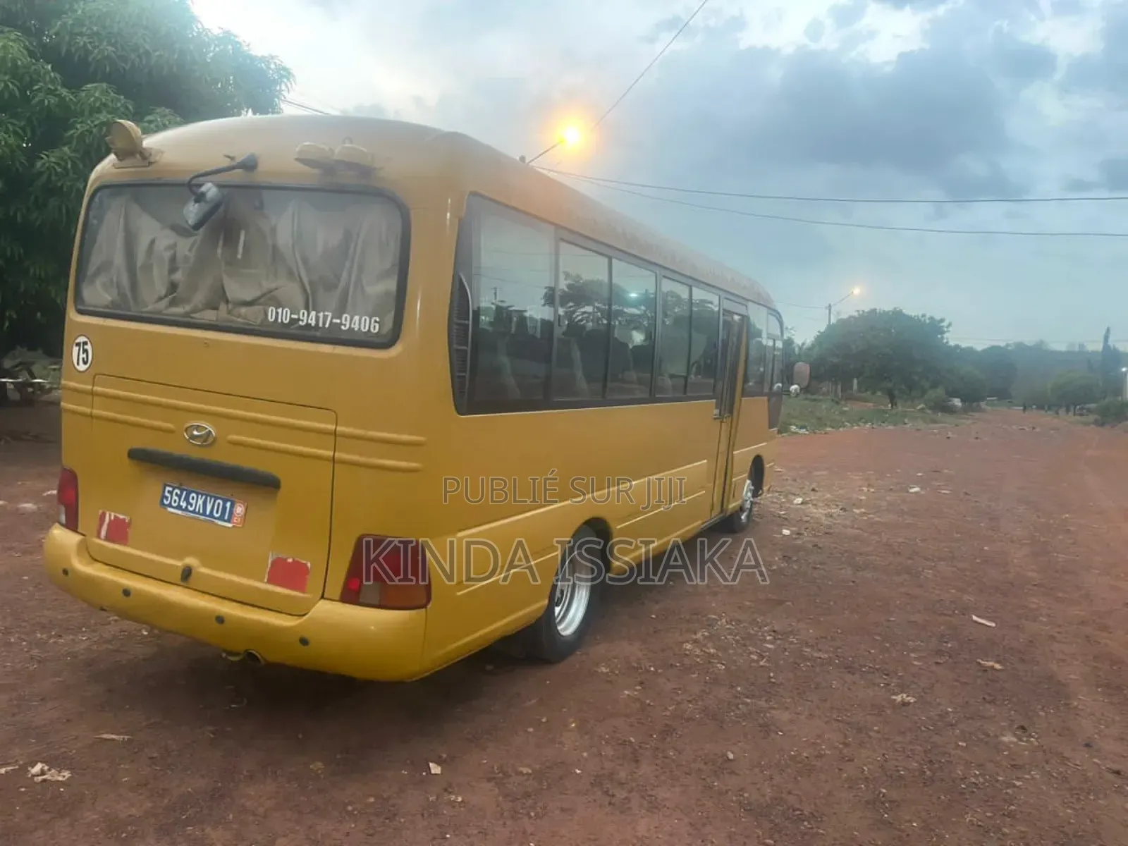 Hyundai County 2013 Jaune