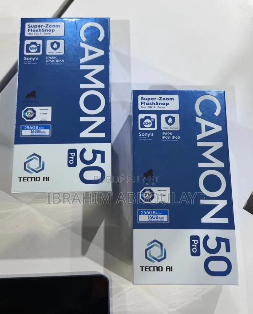 Nouveau Tecno Camon 50 Pro 256 GB Vert