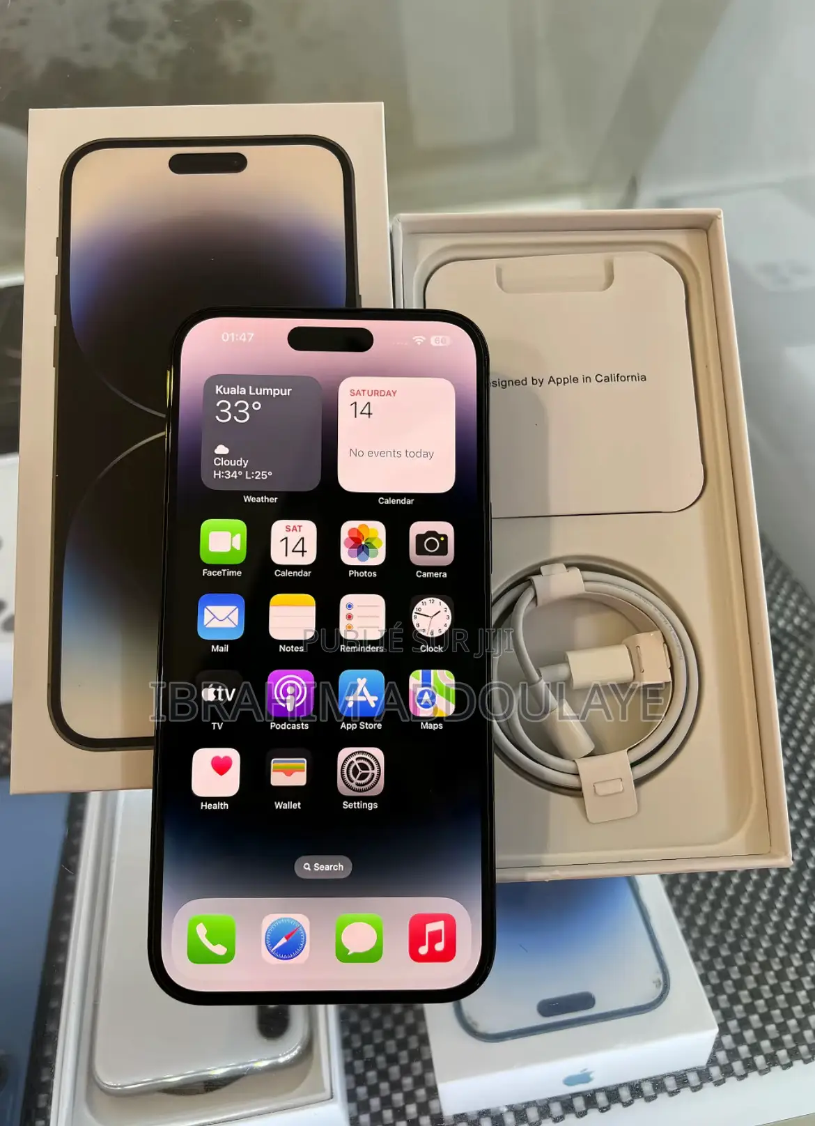 Nouveau Apple iPhone 14 Pro Max 256 GB Bleu