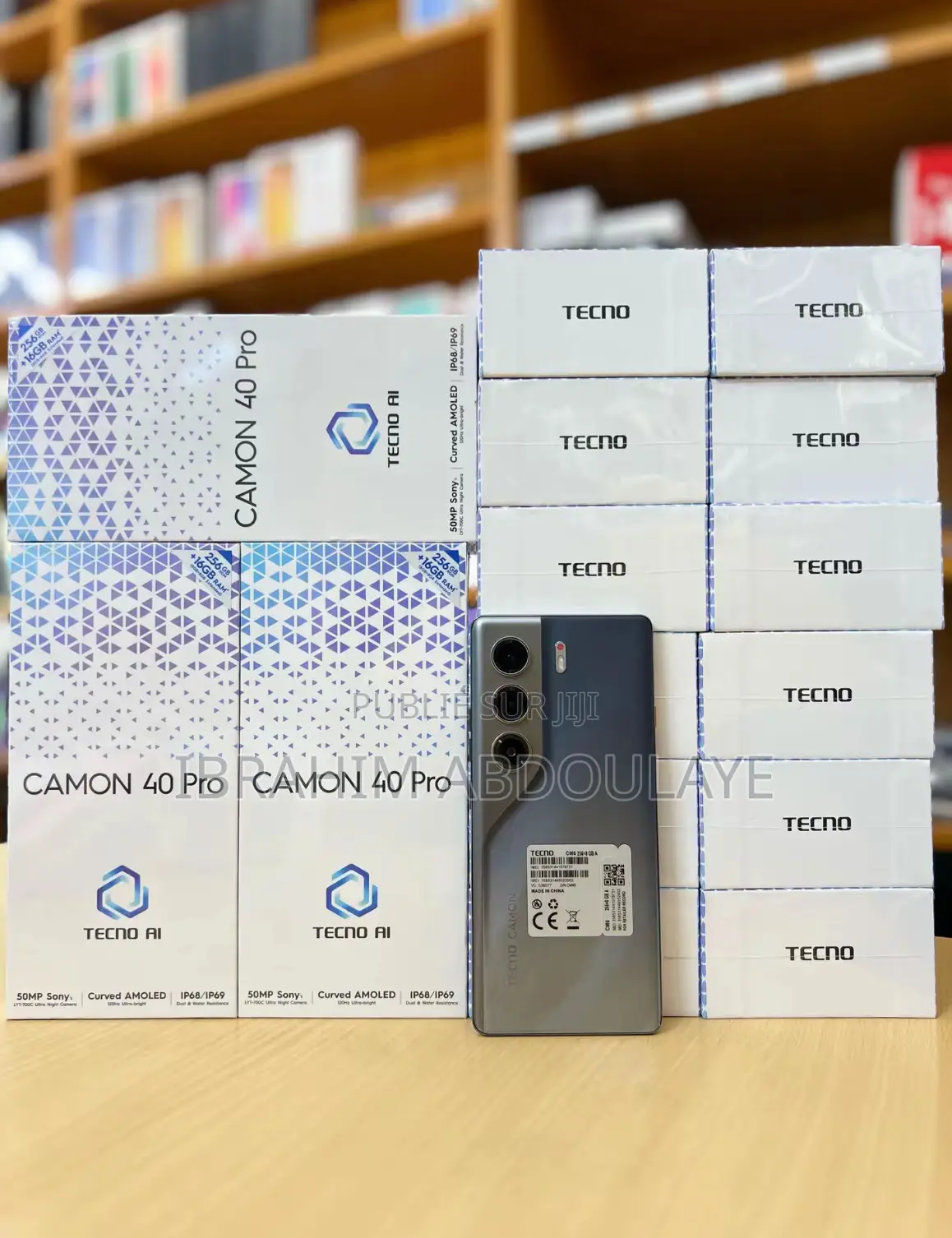 Nouveau Tecno Camon 40 Pro 5G 256 GB Noir