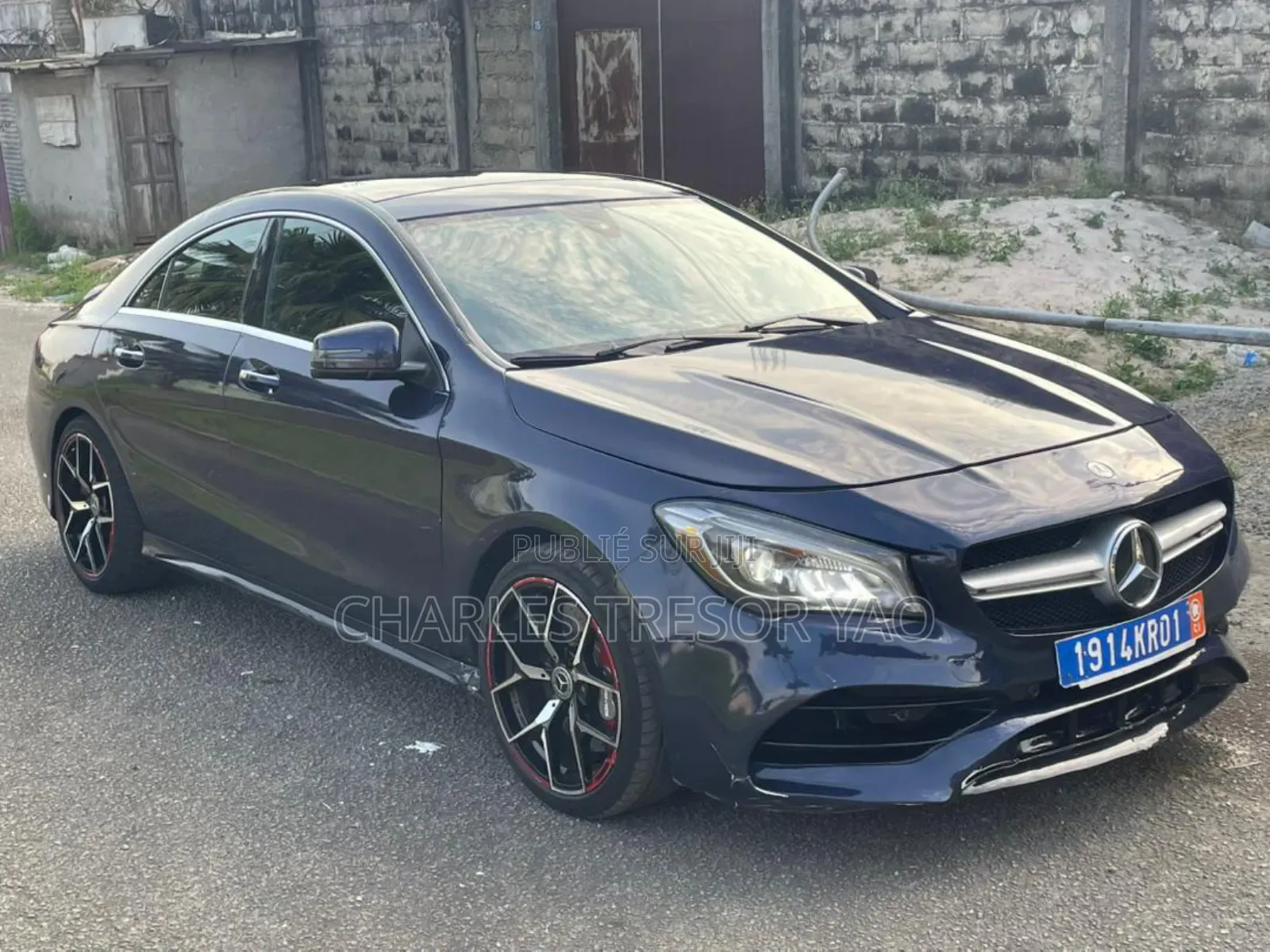 Mercedes-Benz CLA-Class AMG CLA 45 4MATIC Sedan 2017 Bleu