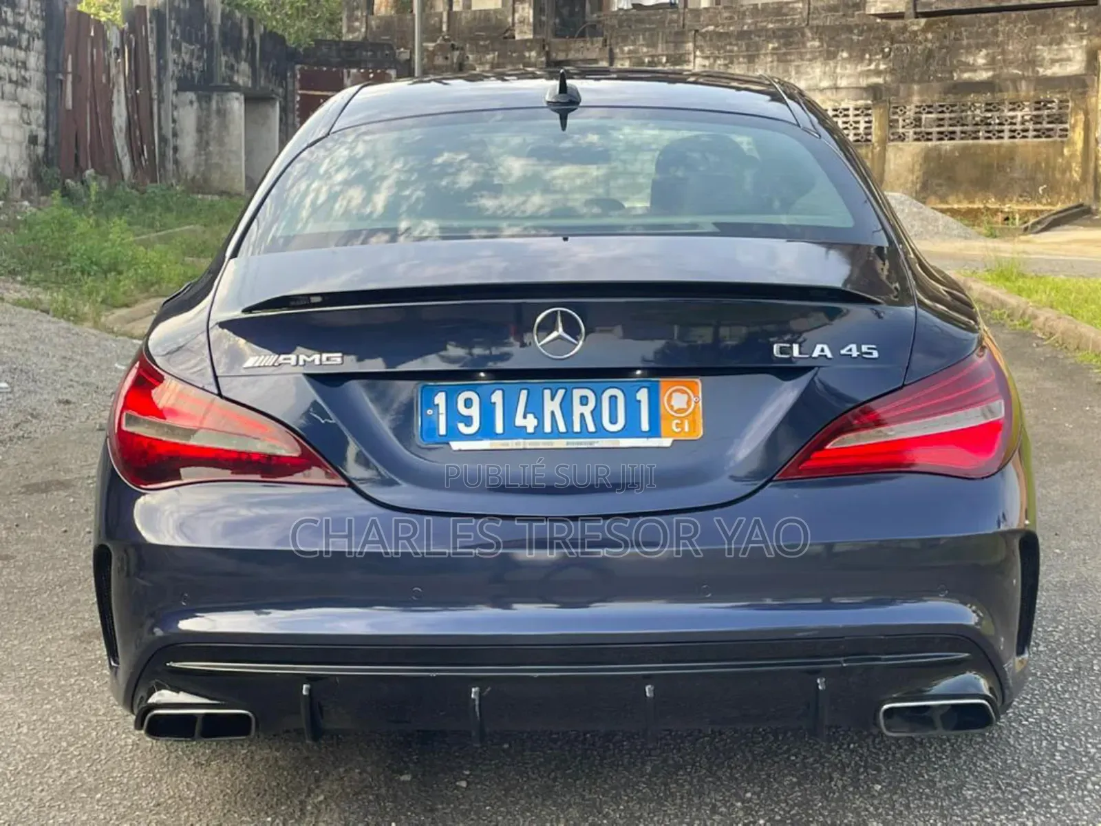 Mercedes-Benz CLA-Class AMG CLA 45 4MATIC Sedan 2017 Bleu