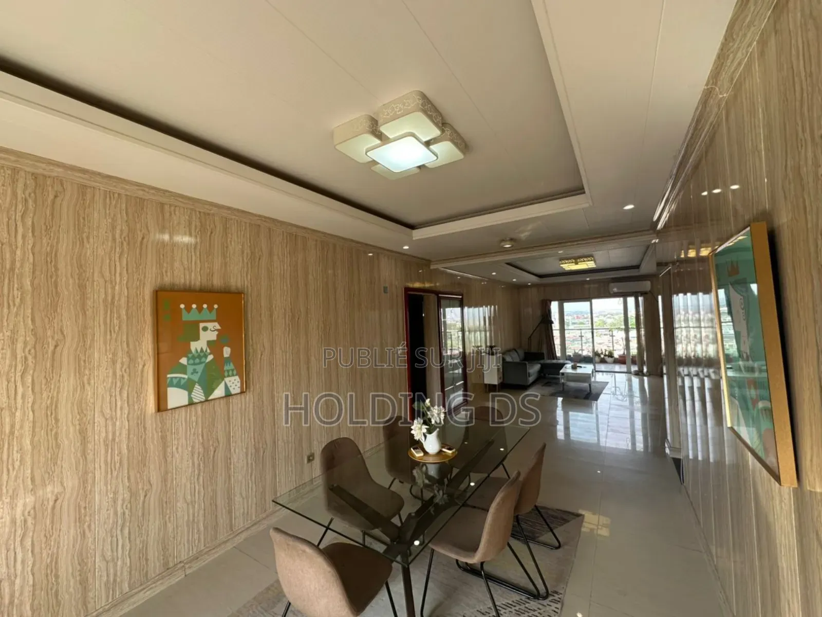 Furnished 3chbre Appartement dans Location Immobilière, Marcory à Louer